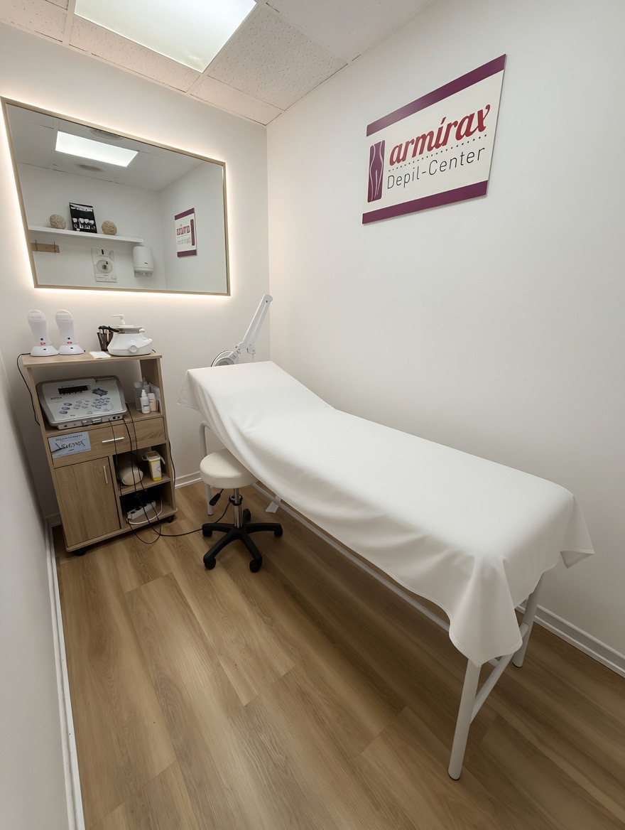 Cabina de depilación eléctrica Apilus en Armirax Madrid