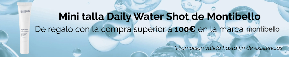 Mini talla Daily Water Shot de Montibello de regalo con compras superiores a 100€