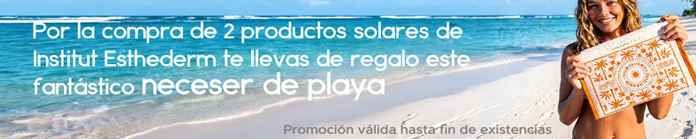 Neceser de playa de regalo con la compra de 2 productos solares Institut Esthederm